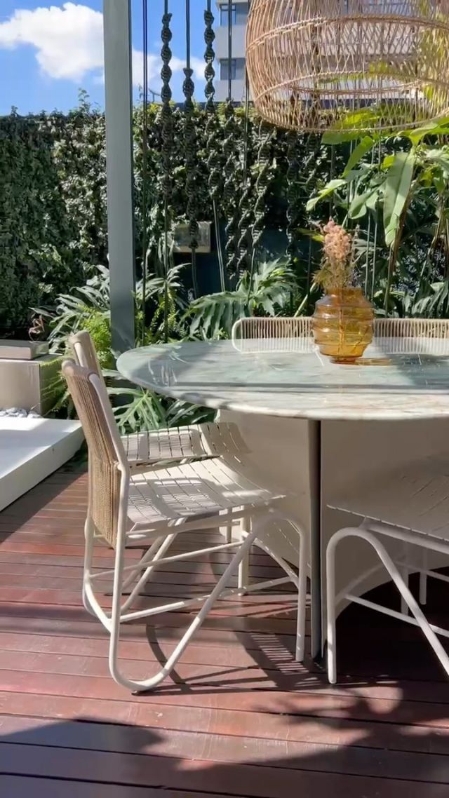 Terraço de villa de luxo